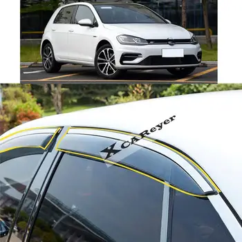 VW Volkswagen Golf R-Line 2017, 2018, 2019, 2020, 2021 autó matrica műanyag ablak üveg szélvédő napellenző eső/napvédő szellőző alkatrészek