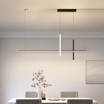 tervező minimalista led csillár szabályozható asztali étkezőhöz konyha bár függőlámpa világítás felfüggesztés kialakítása csillogás