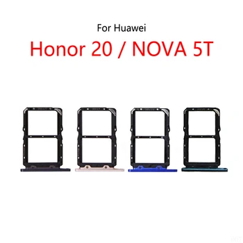 50 db / tétel Huawei Honor 20 / NOVA 5T készülékhez Új SIM-kártya kártyatartó kártyatartó Sim kártyaolvasó aljzat