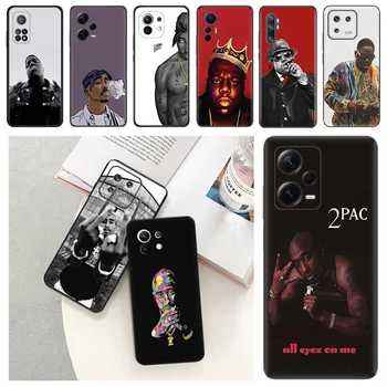 Phone Case Xiaomi 12 13 Lite 12x 12s 12t Mi 11 11t 10 5G 10t Pro CC9 Note10 9 9T 2pac Tupac Biggie kamera védőburkolat
