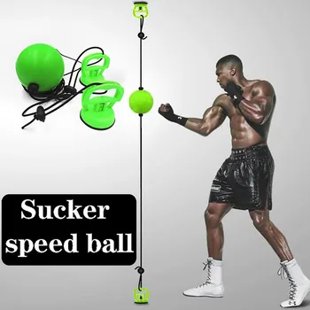  sebességgel állítható szívó edzőberendezés Reakció kiegészítők Punch Fight Fitness Reflex kézmagasság Csésze labda Boksz Labda Szem