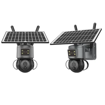 3MP napelemes megfigyelő kamerák nagyfelbontású videomegfigyelés Kültéri vízálló biztonsági kamerák