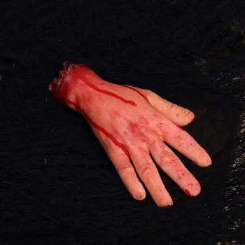 Halloween Horror Halloween Levágott hamis test Törött kellék Emberi részek Vér hátborzongató kezek Halloween dekoráció Kézműves party kellék